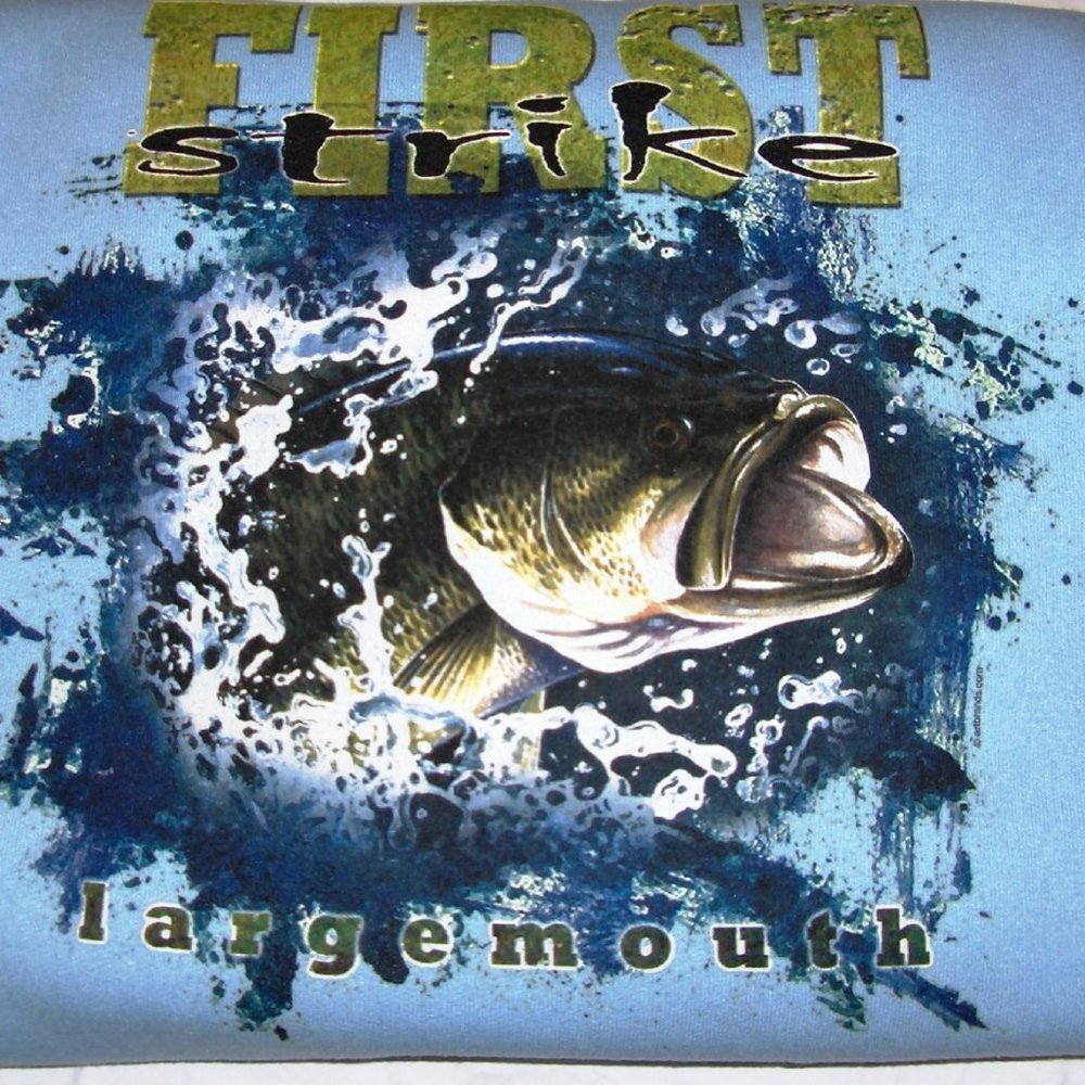 Lt Blue - First Strike  BASS, Crew Neck Sweatshirt